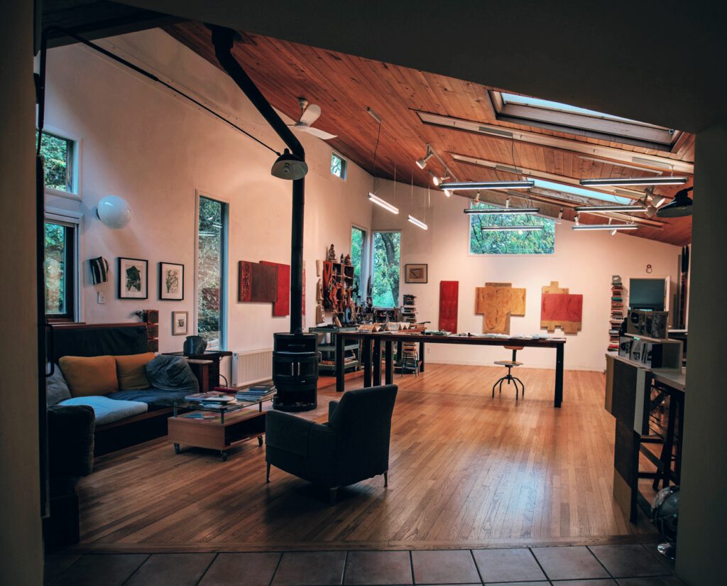Entrance to Donald Fels' studio