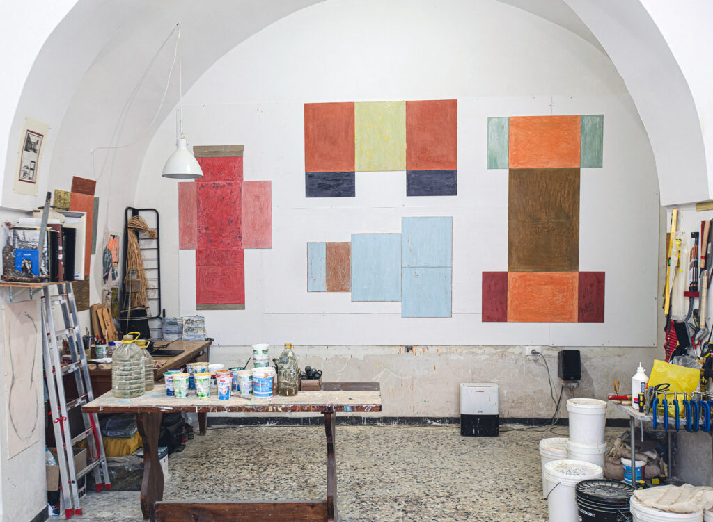 Donald Fels' studio in Ostuni, Puglia, Italy