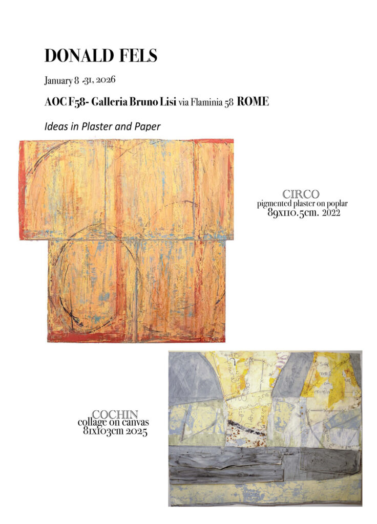 Flyer for January 2026 exhibit in Rome